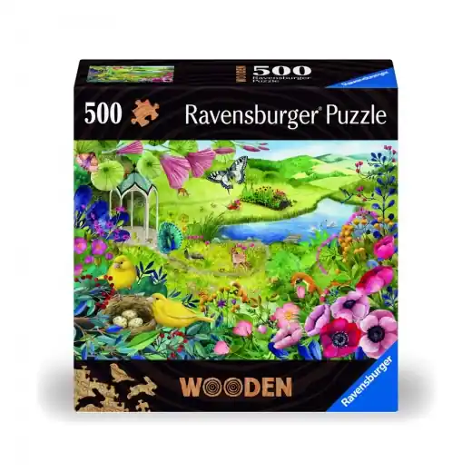 Bara denna vecka | Ravensburger Pussel Wooden Nature Garden 500 Bitar