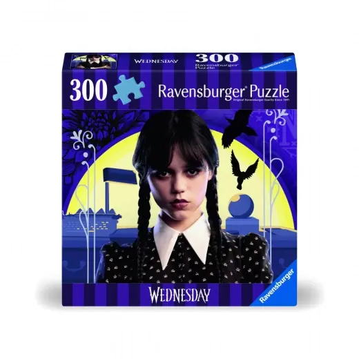 Bästsäljare - Ravensburger Pussel Wednesday No Hug Zone 300 Bitar