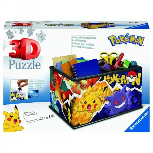 Mycket populär | Ravensburger 3D Pussel Storage Box Pokémon 216 Bitar