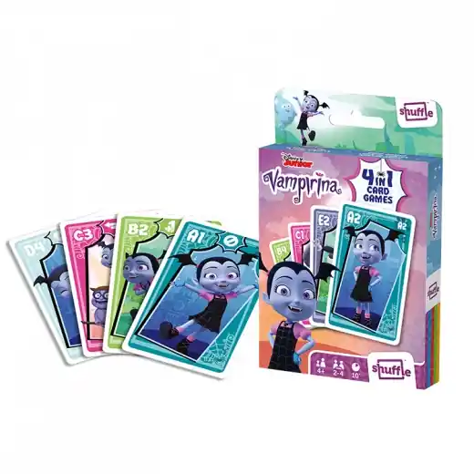 Passa på | Shuffle - Kortspel Vampirina 4 i 1