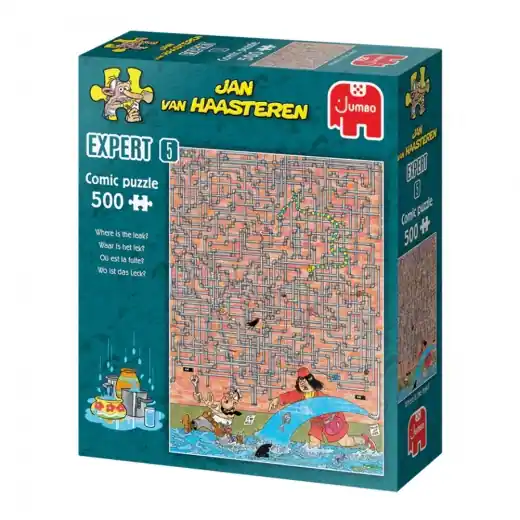 Dagens deal - Jan van Haasteren Pussel - Where is the leak? 500 Bitar