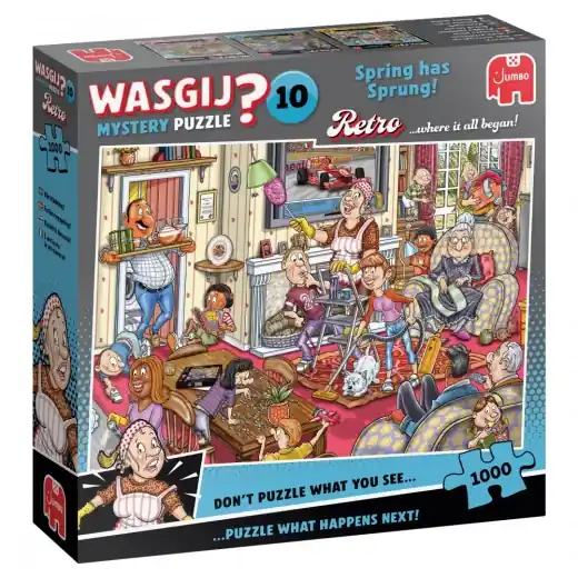 Wasgij? Retro Mystery 10 - Spring has Sprung! 1000 Bitar - Rabatter