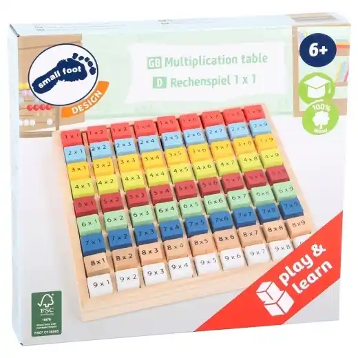 Colourful Multiplication Table | Missa inte erbjudandet