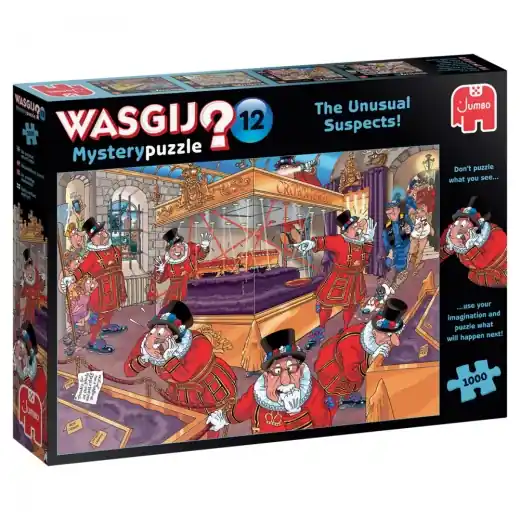 Wasgij? Mystery 12 - The Unusual Suspects! 1000 Bitar | Nyhet hos oss