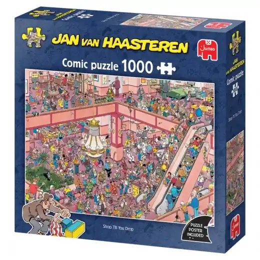 Bra pris just nu - Jan van Haasteren Pussel - Shop Till You Drop 1000 Bitar