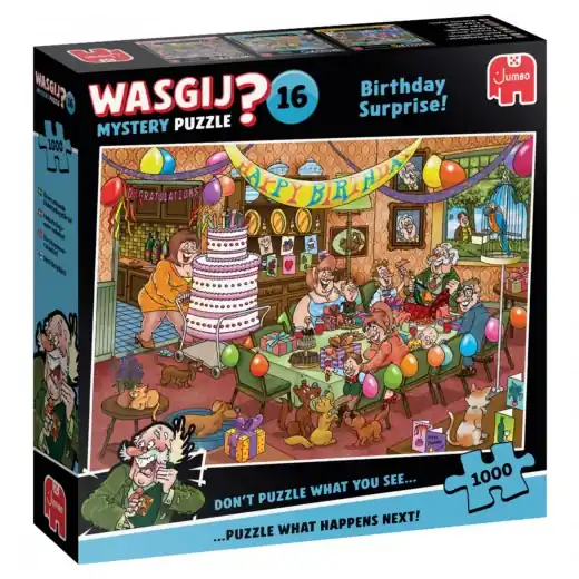 Wasgij? Mystery 16 - Birthday Surprise! - 1000 Bitar - Skynda dig
