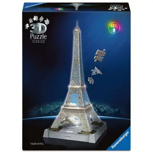 Ravensburger Iconics Tour Eiffel LED - 243 Bitar | Finns nu