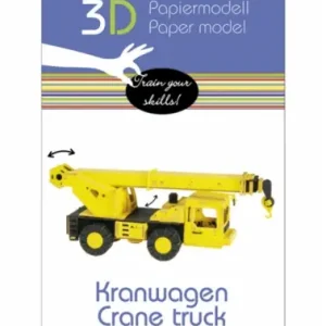 3D papperspussel, Kranbil - Kampanj
