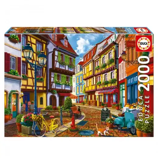 Väl omtyckt - Educa Pussel Bright Street 2000 Bitar