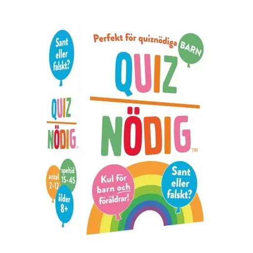 Quiznödig - Sant eller falskt? - Spara mer
