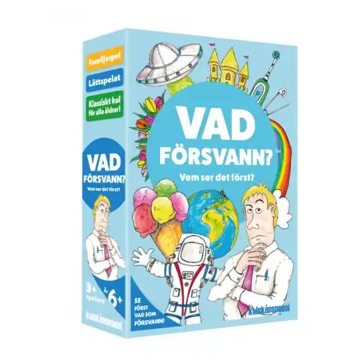 Vad Försvann? | Klar att skickas