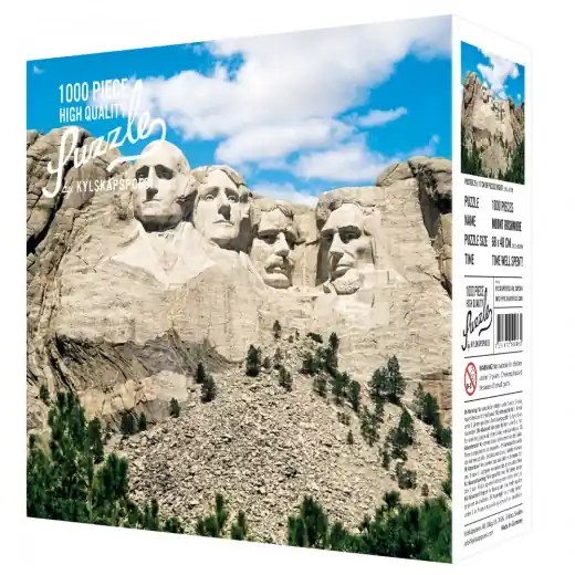Kylskåpspoesi Pussel - Mount Rushmore 1000 Bitar - Nytt lägre pris