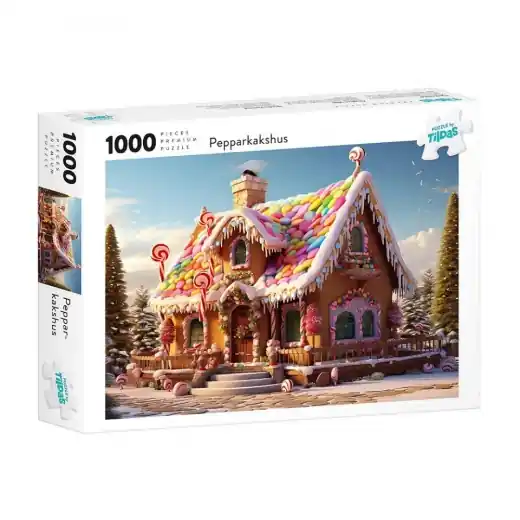 Finns nu | Tildas Pussel Pepparkakshus 1000 Bitar