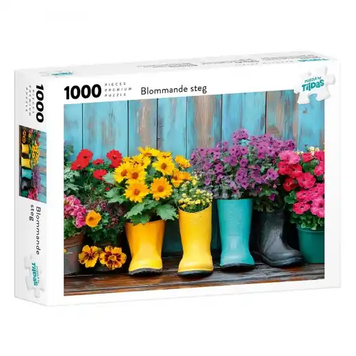 Tildas Pussel Blommande steg 1000 Bitar - Riktigt fynd