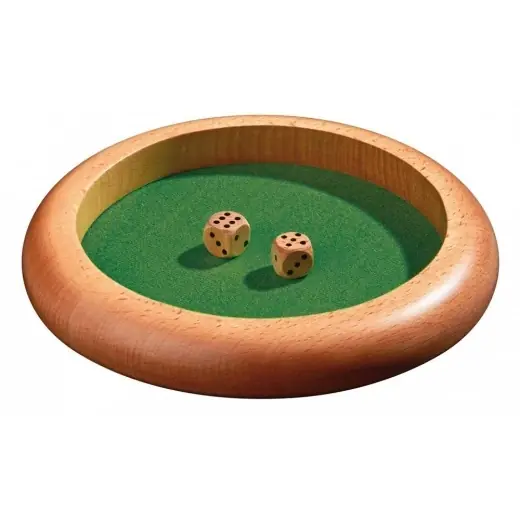 Dice Tray Wood Small | Hög kvalitet