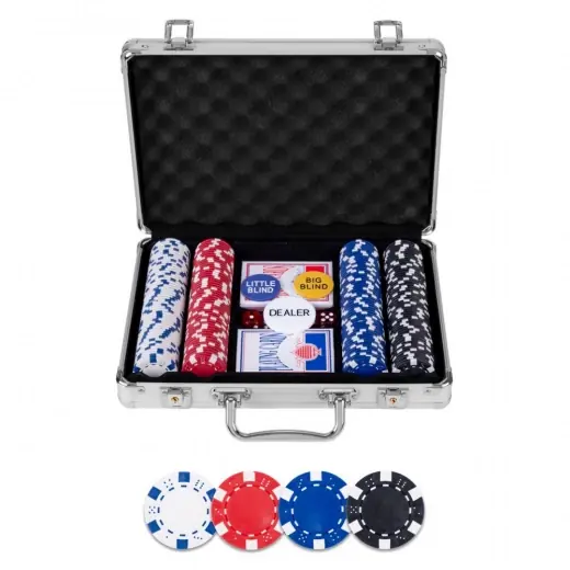 Nyligen lanserat | Pokerset Silver Basic 200