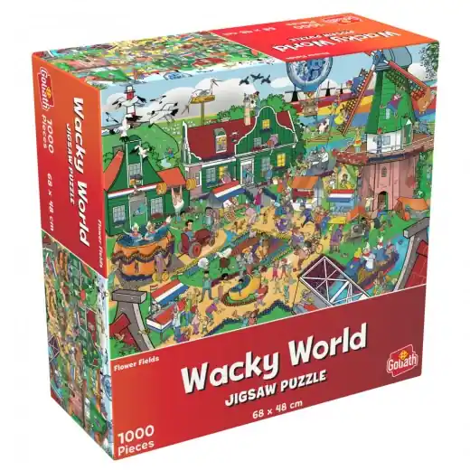 Wacky World pussel Dutch Flower Fields 1000 Bitar - Kan beställas online