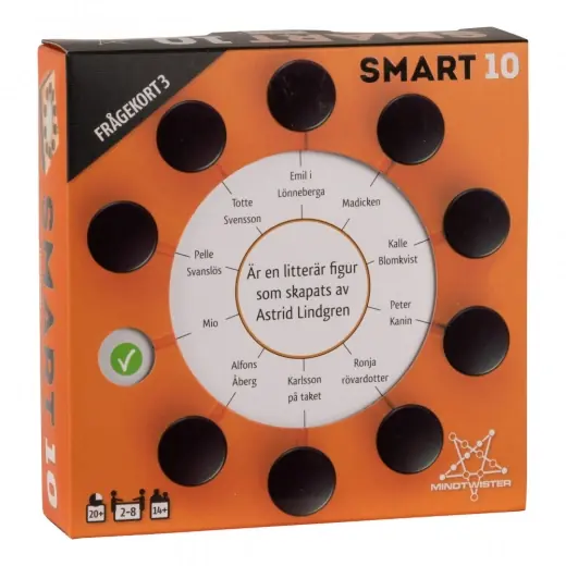 Smart 10 Frågekort 3 (Exp.) - Direkt från tillverkaren