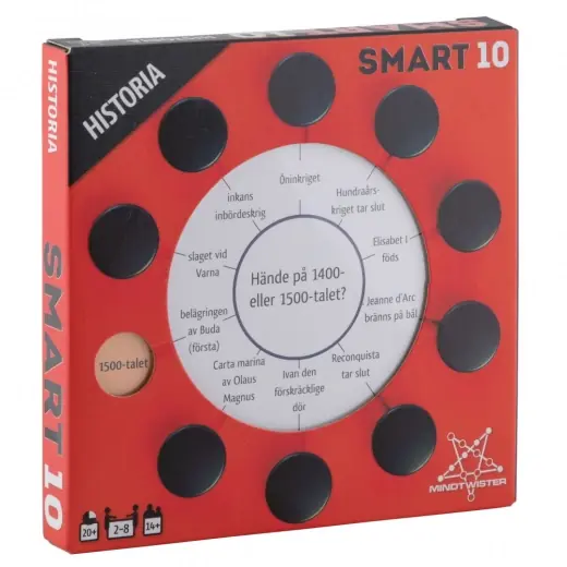 Dagens deal - Smart 10 Frågekort Historia (Exp.)