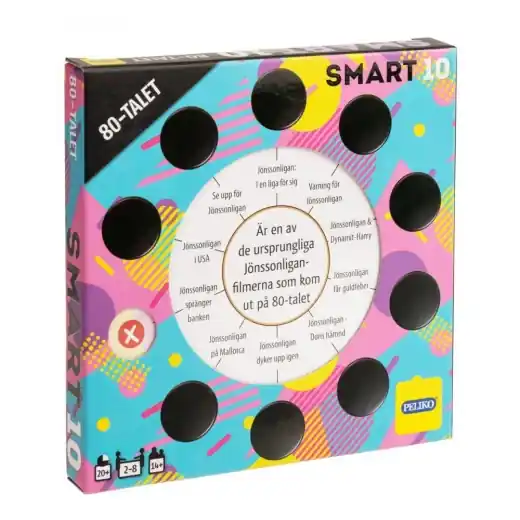 Fyndpris - Smart 10 Frågekort 80-talet (Exp.)