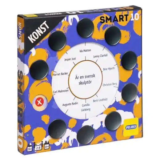 Smart 10 Frågekort Konst (Exp.) - Efterfrågad