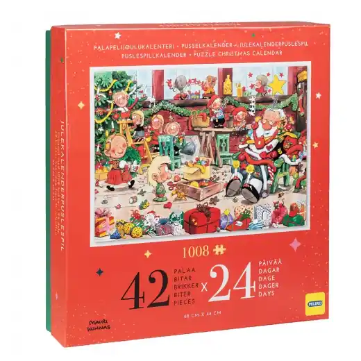 Dagens erbjudande - Peliko Pusselkalender - Mauri Kunnas 24 x 42 Bitar