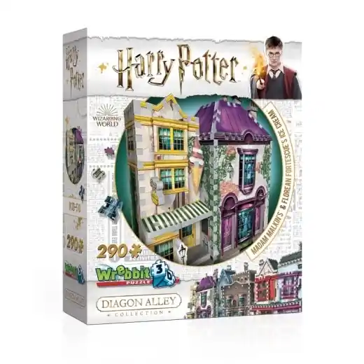Prisnedsättning - Wrebbit 3D - Madam Malkin‘s & Florean Fortescue‘s Ice Cream 290 Bitar