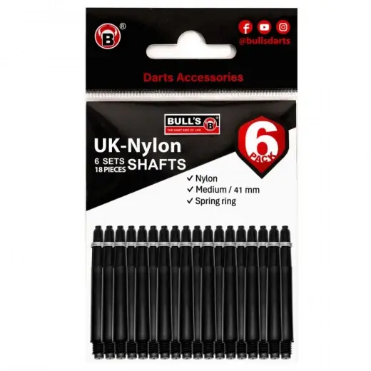 Dagens deal - Bull‘s Shaft - Nylon 6 set medium svart