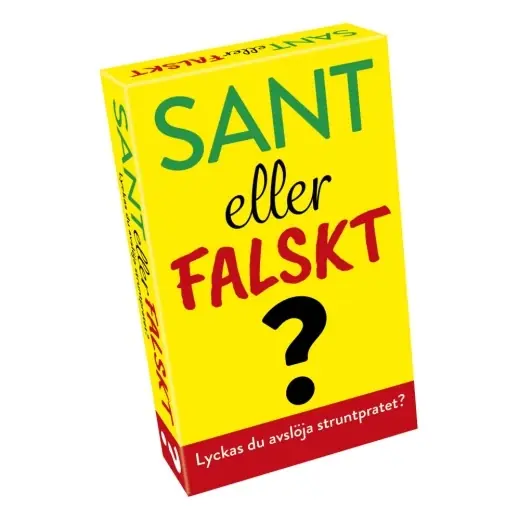 Sant eller Falskt Resespel | Kundernas favorit
