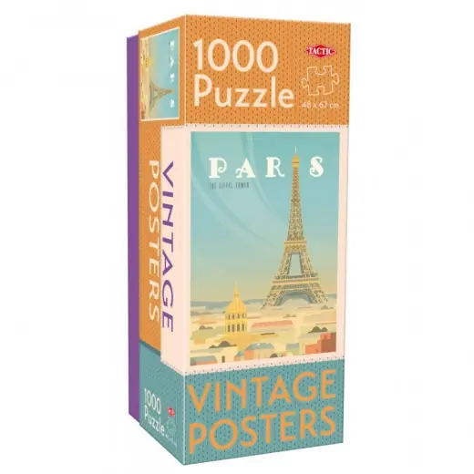Erbjudande - Tactic Pussel Vintage Cities Paris 1000 bitar