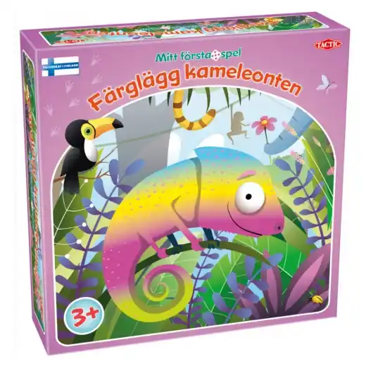 Färglägg Kameleonten - Mitt första spel - Skynda dig