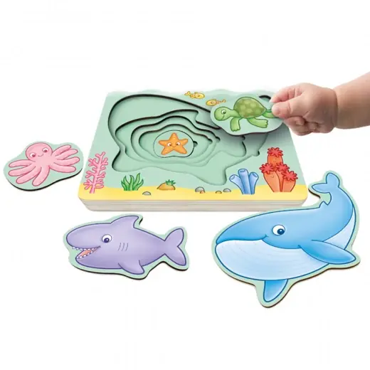 Sänkt pris - Orchard Toys Under Havet Stapelpussel