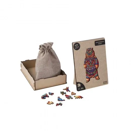 Nyhet i sortimentet - Puzzle A4 Björn - 162 bitar
