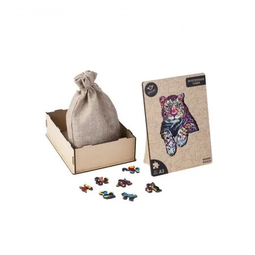 Fynd - Puzzle A3 Tiger - 161 bitar