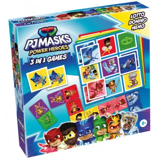 Pyjamashjältarna 3 i 1 Spel (Swe) - Gratis retur