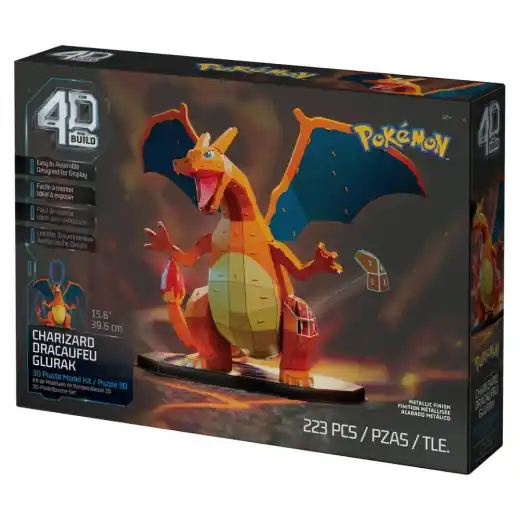 Tidsbegränsat erbjudande - 4D Build Pokémon Pussel Charizard