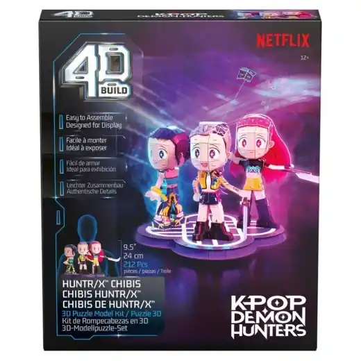 Precis inkommet - KPDH 4D Build pussel Huntrix Chibi