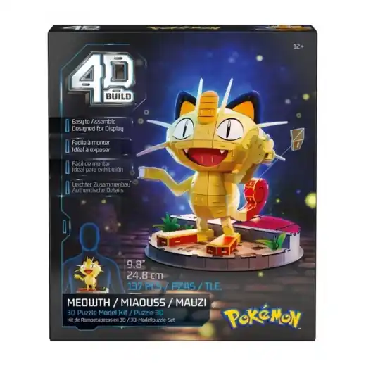 4D Build Pussel Pokémon Meowth - Hög kvalitet