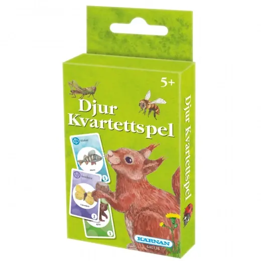 Begränsat lager | Djur Kvartettspel