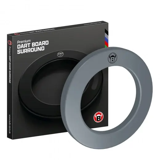 BULL‘S Premium PU Board Surround - Grey - Nytt i webbutiken