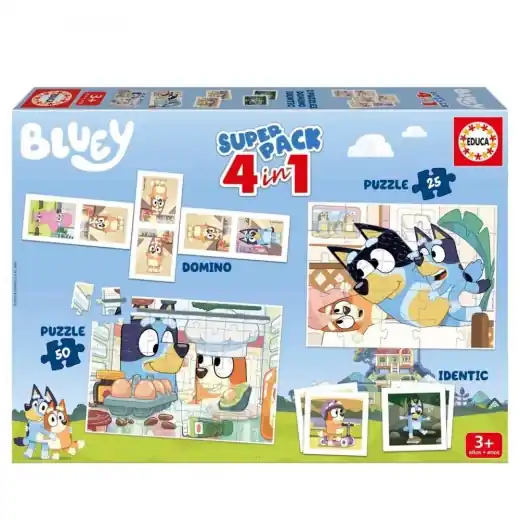Kampanjpris - Bluey Superpack - 4 in 1