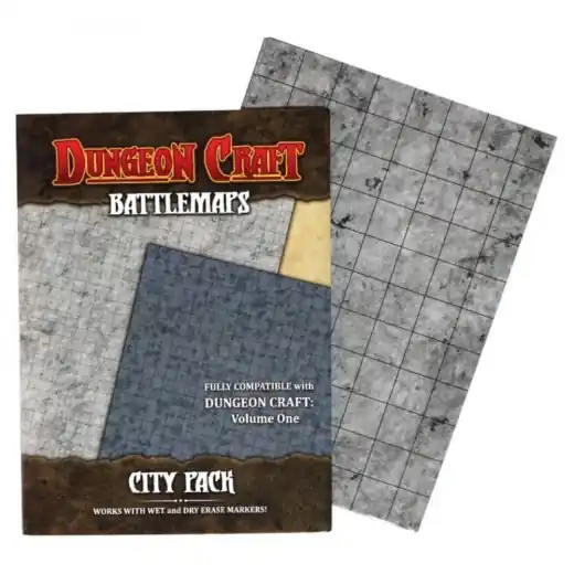 Under begränsad tid - Dungeon Craft BattleMap - City