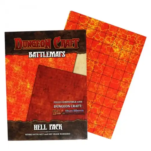 Begränsat antal | Dungeon Craft BattleMap - Hell