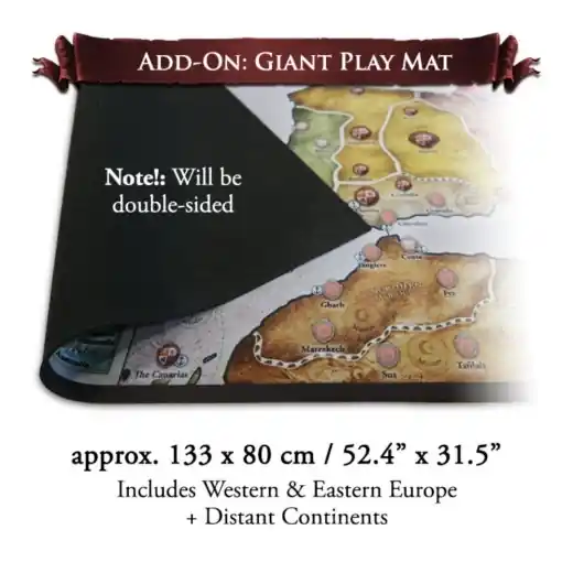 Europa Universalis The Price of Power - Giant Play Mat - Fabrikspris