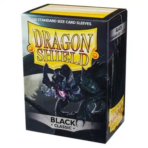 Sleeves Dragon Shield - Classic 63 x 88 mm Black | Populär