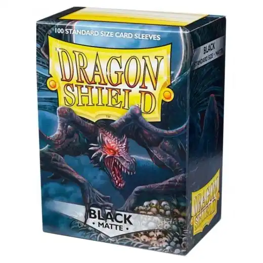 Nedsatt pris | Sleeves Dragon Shield - Matte 63 x 88 mm Black