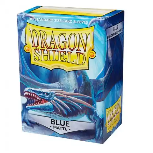 Sleeves Dragon Shield - Matte 63 x 88 mm Blue | Superpris