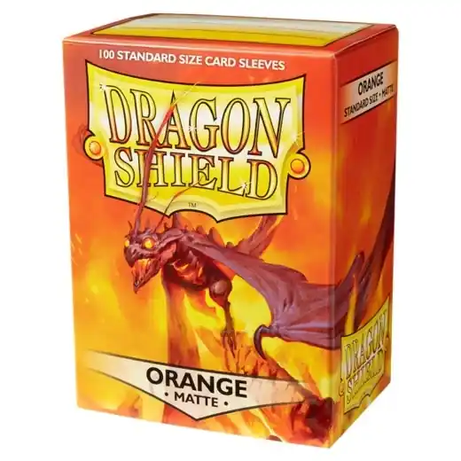 Sleeves Dragon Shield - Matte 63 x 88 mm Orange - Nyinkommet