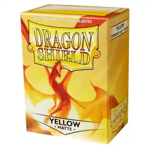 Sleeves Dragon Shield - Matte 63 x 88 mm Yellow | Reapris