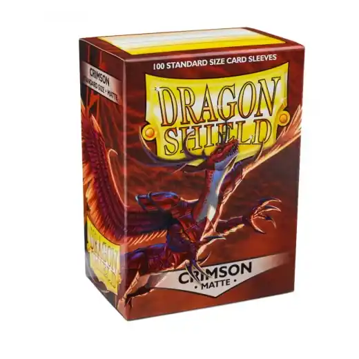 Sleeves Dragon Shield - Matte 63 x 88 mm Crimson | Kundernas favorit